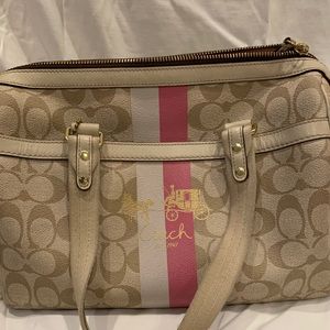 Coach Signature Satchel Handbag